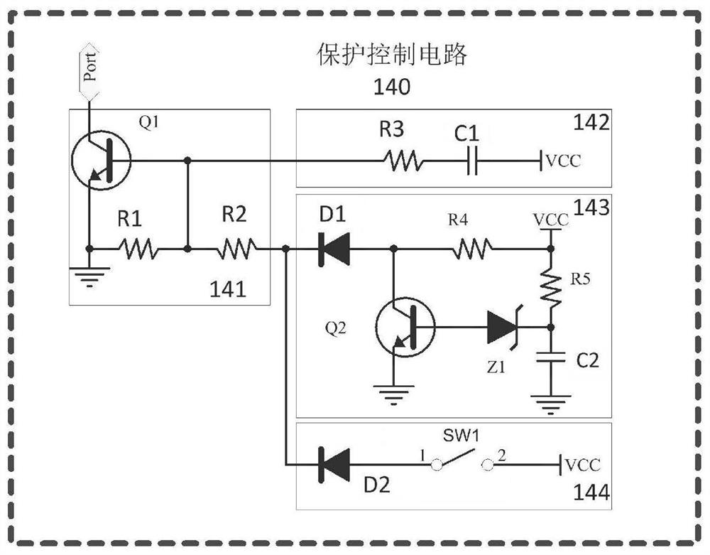 Inverter welding machine and its protection control circuit