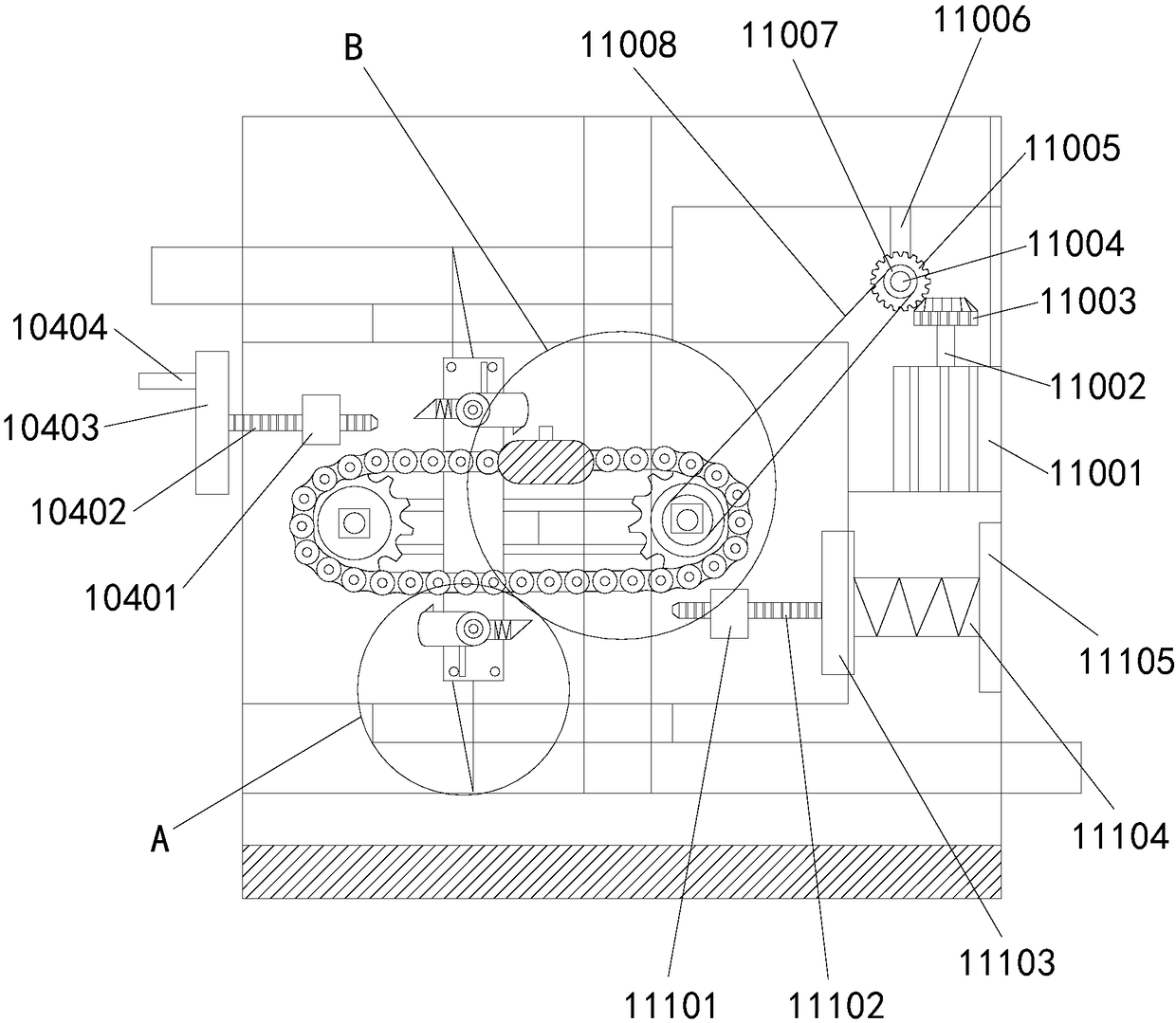 Treatment system for surface treatment of industrial wastewater