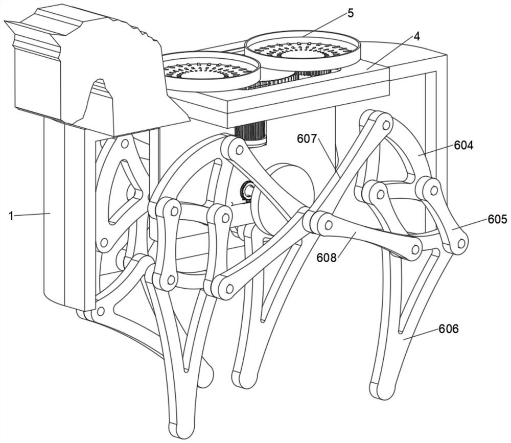 Goods and meal delivery device for hotel