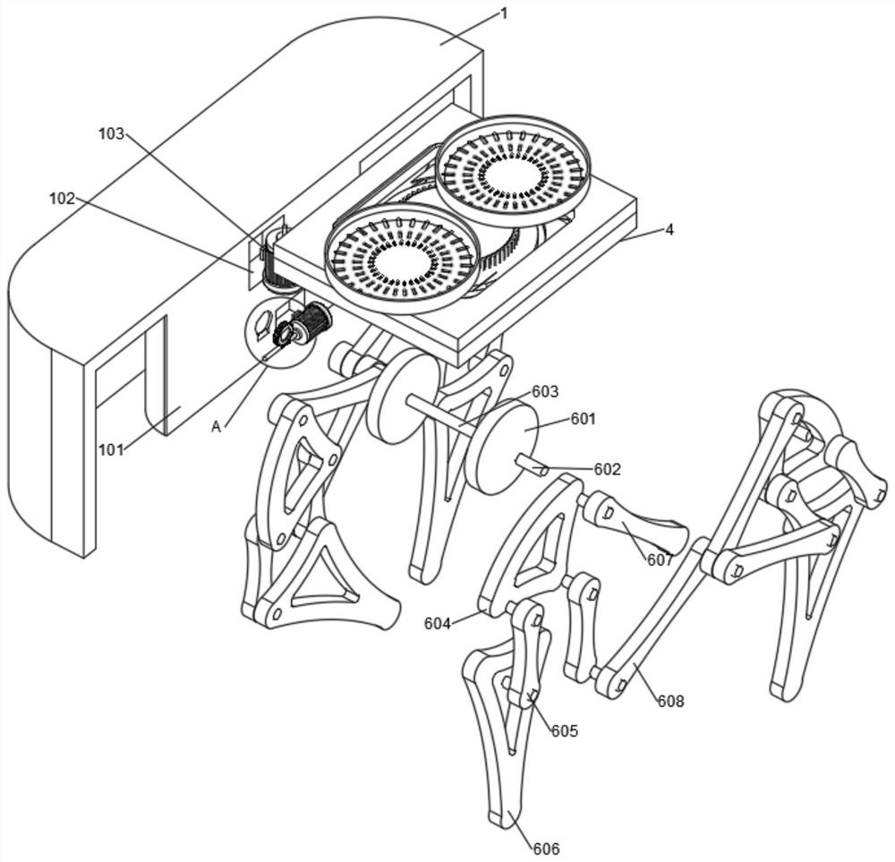 Goods and meal delivery device for hotel