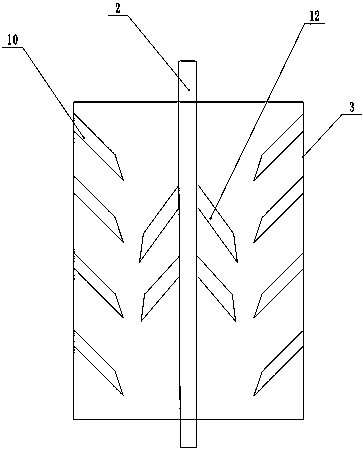 A foaming device for glutinous rice and sweet potato syrup