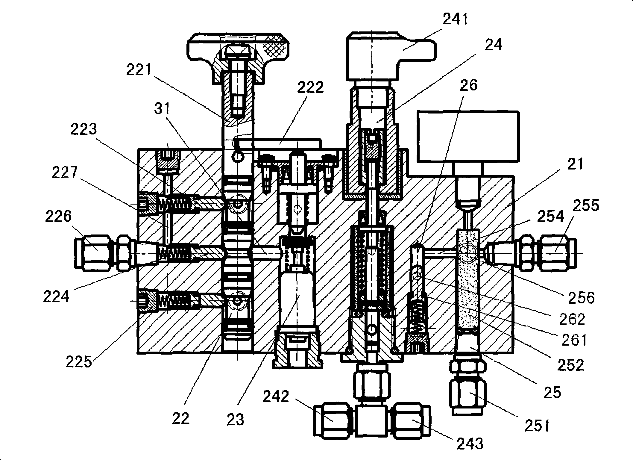 Mixed-oxygen preheating oil burning system