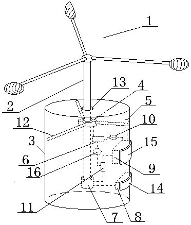 An intelligent drive energy-saving wind speed meteorological sensor