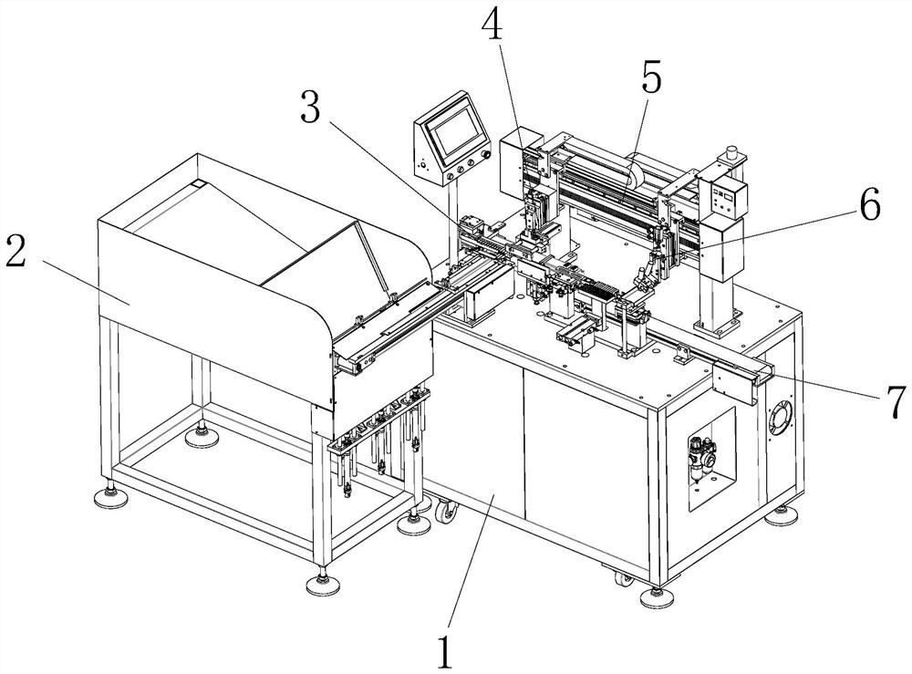 Multi-line material bonding machine device and implementation method thereof