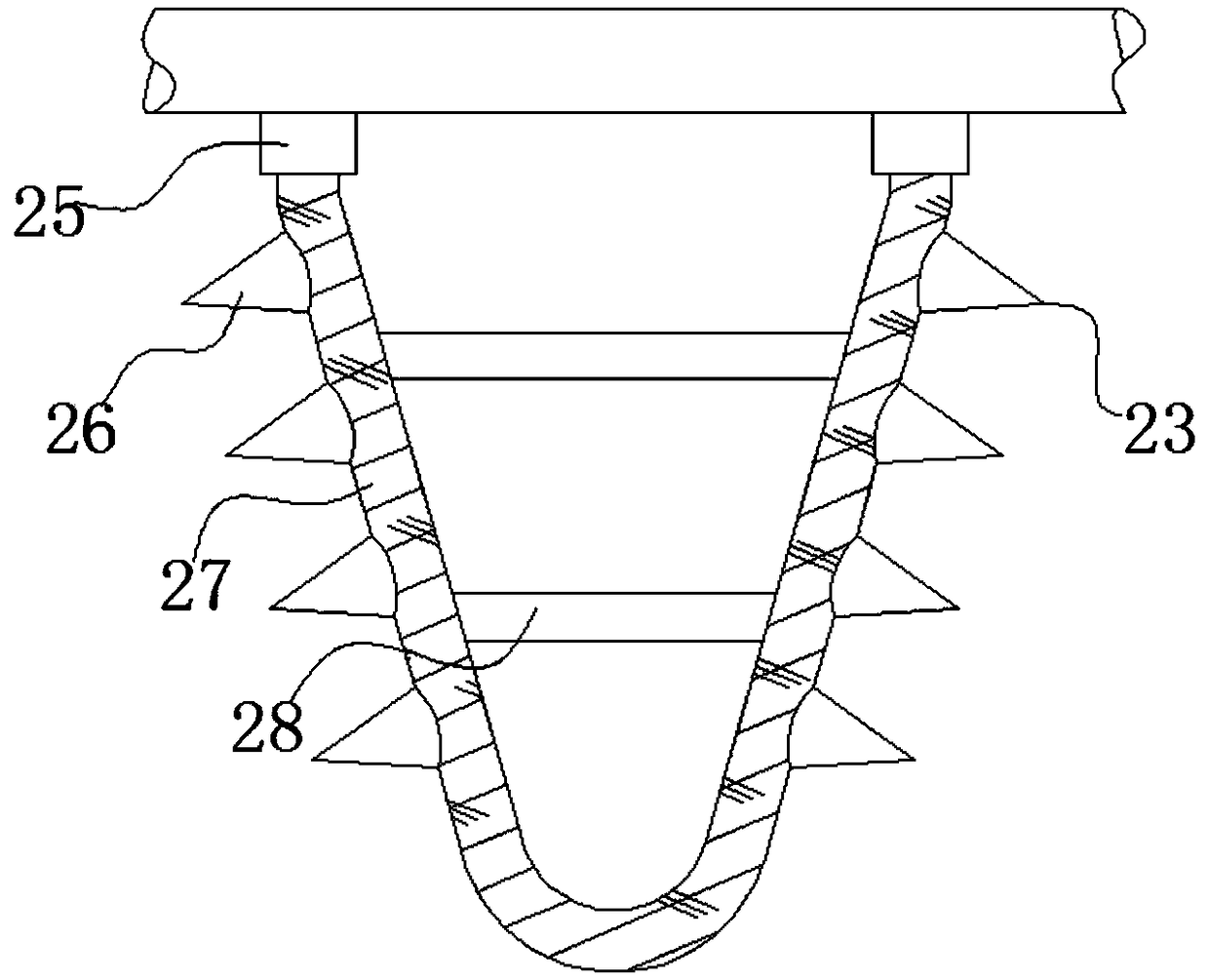 Gas generating device for agricultural greenhouse