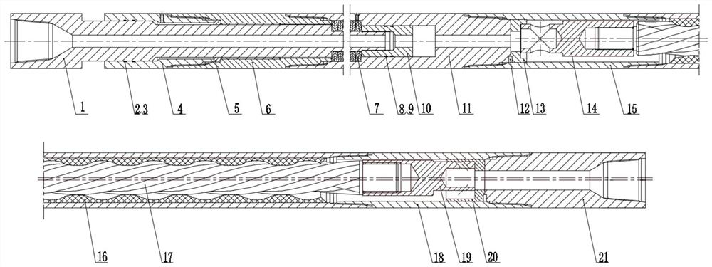 A device and method for reducing friction between drilling tool and well wall