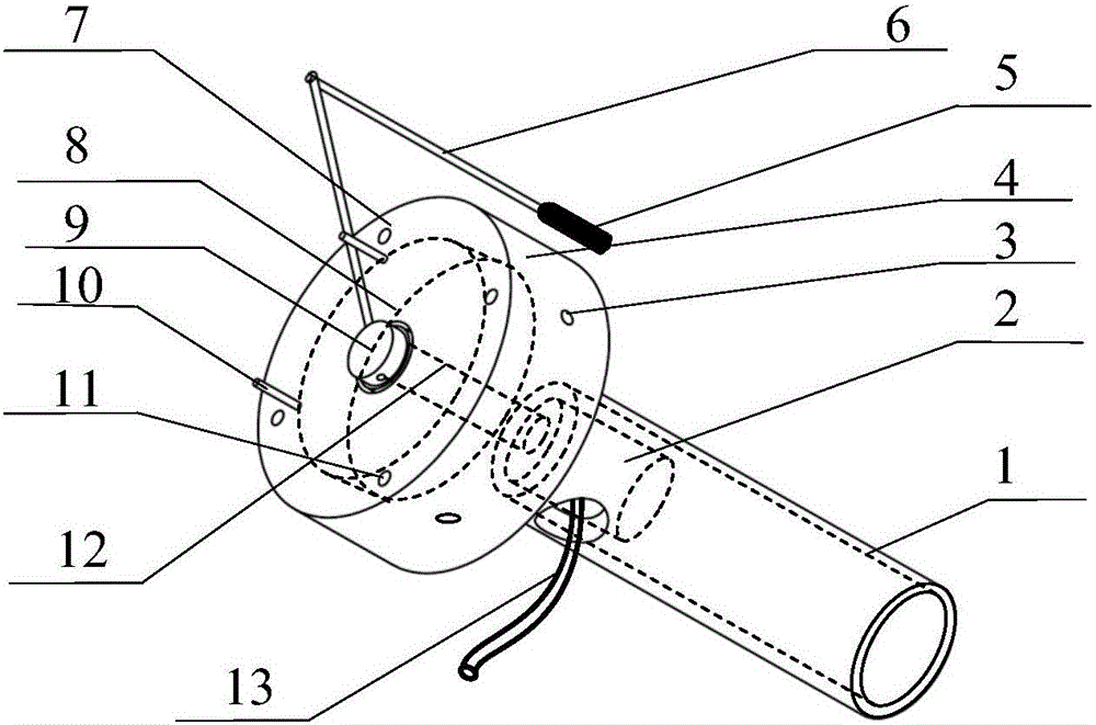 Handheld force feedback device and force sense reproduction method using same