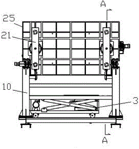 High-pressure automatic forming device for producing large-scaled washing basin