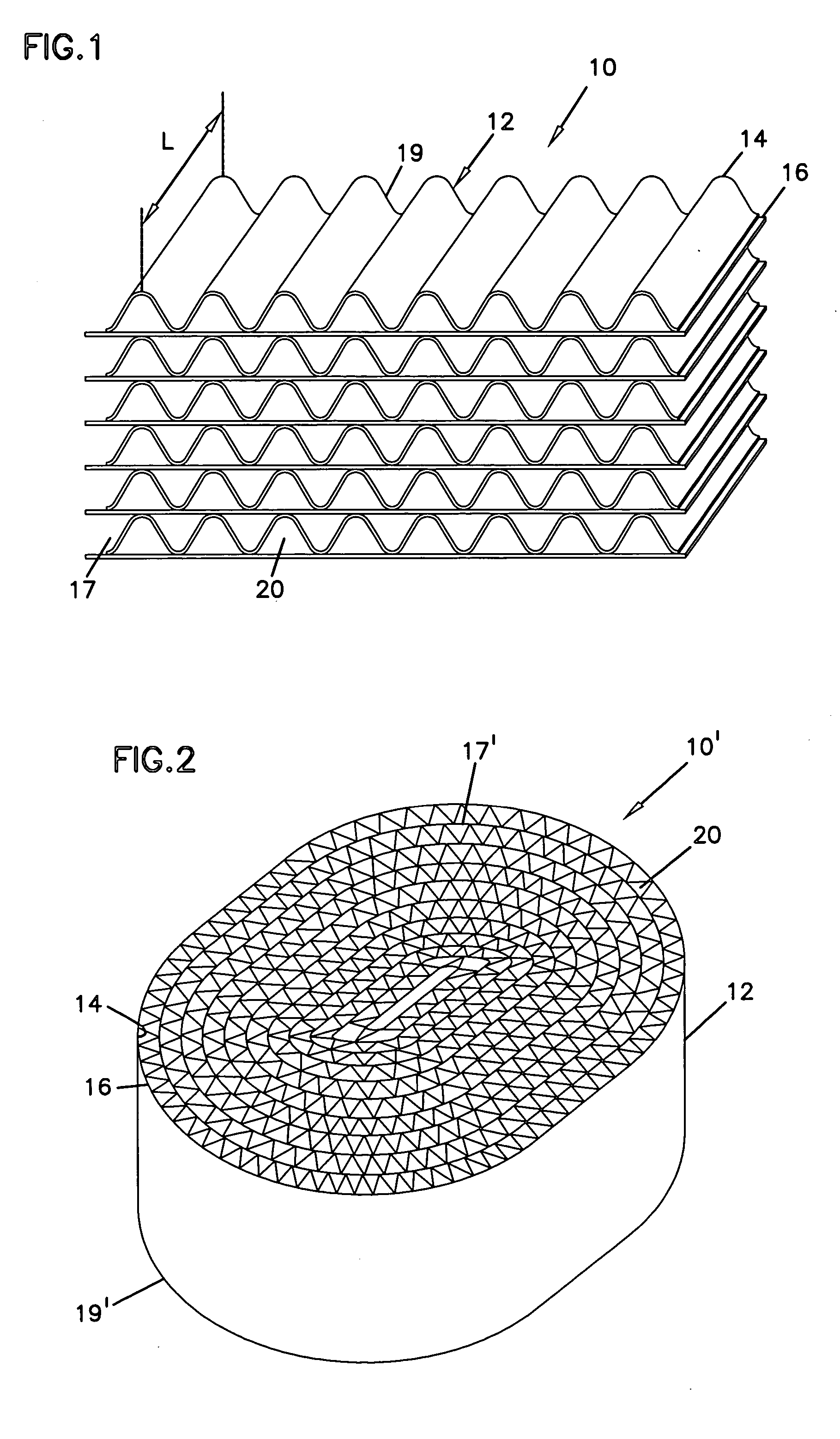 Acidic impregnated filter element, and methods