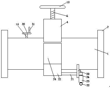 Valve convenient to observe and observation method thereof