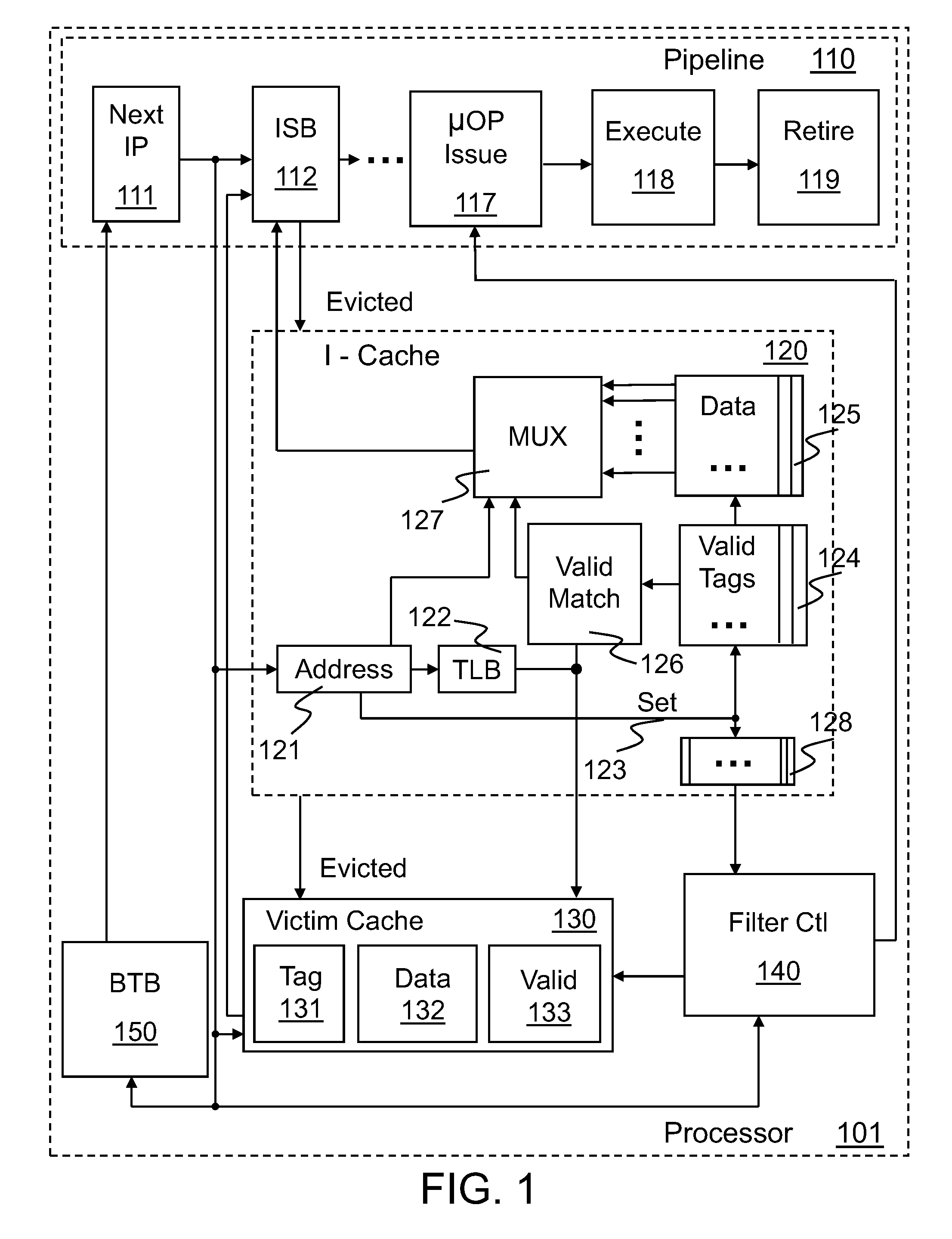 Tracking temporal use associated with cache evictions