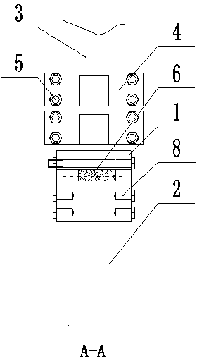 Direct electricity conducting type movable steel claw with exchangeable claw head