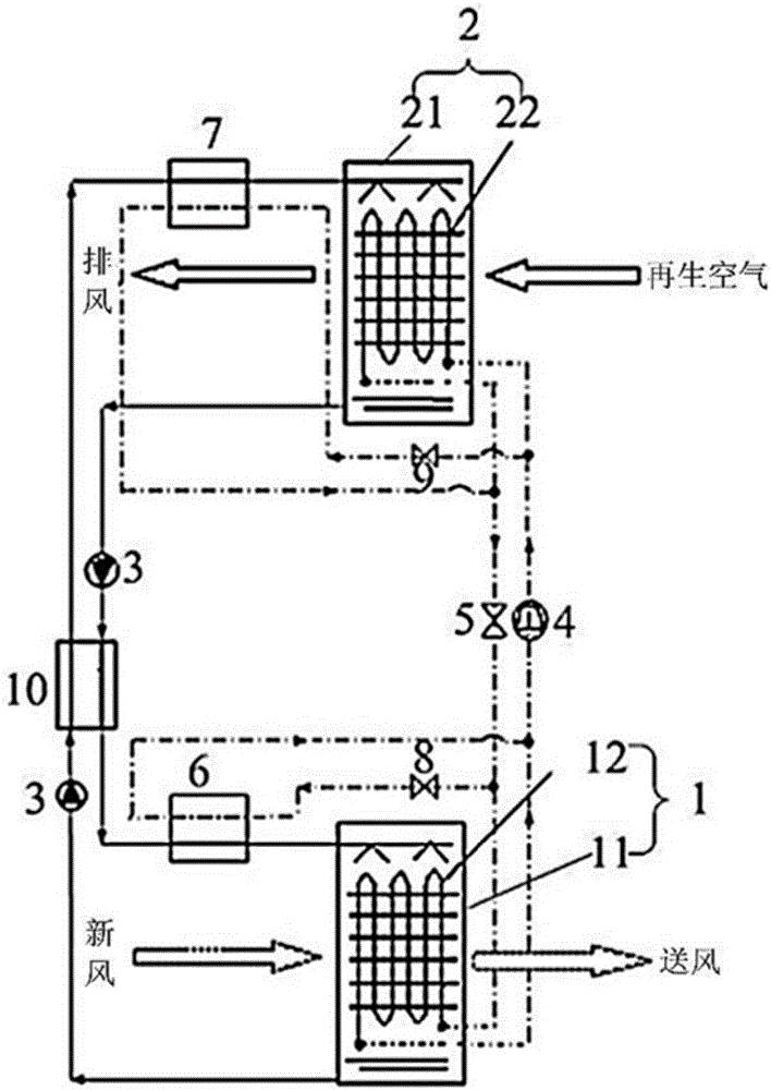 Heat pump driven precooling and internal-cooling solution dehumidification air conditioning unit