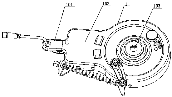 Anti-self-locking intelligent central control lock for bicycle