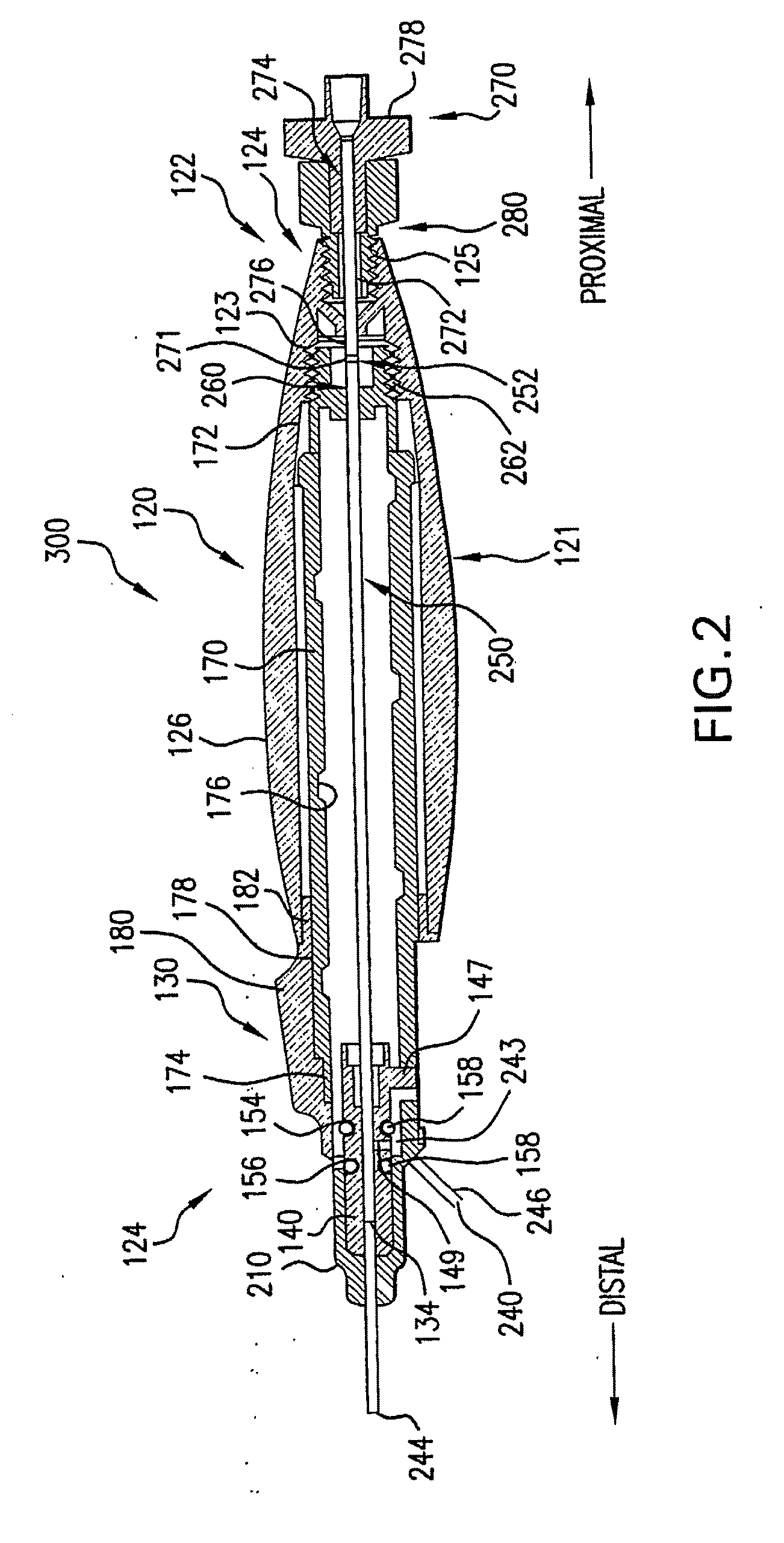 Delivery system for a medical device