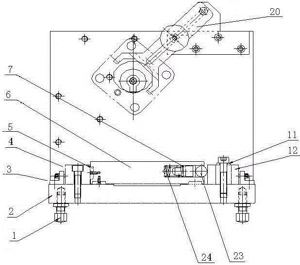 Stator curve verticality measuring instrument