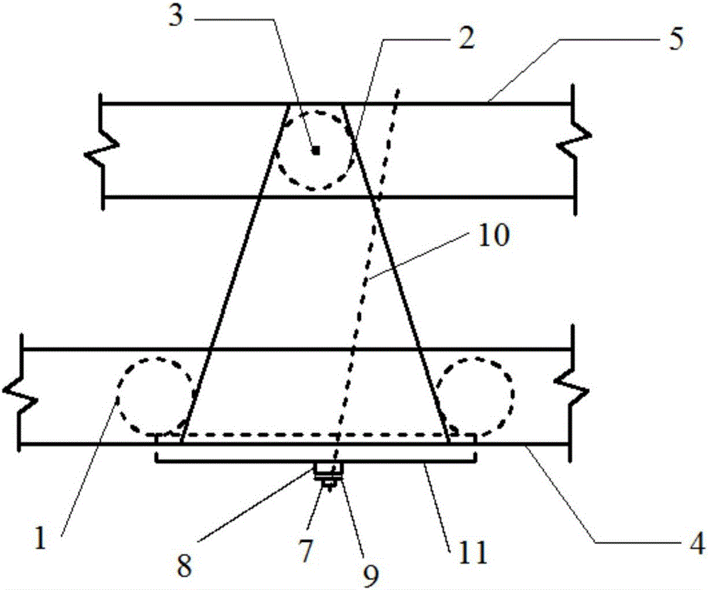 Foundation pile-anchor supporting system for close existing underground structure and construction method of system