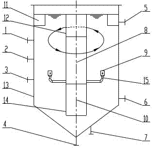 Cyclone air flotation apparatus