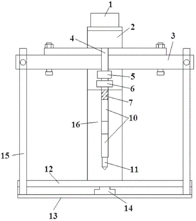 Device and method for testing mechanical properties of ceramic material under constraint condition