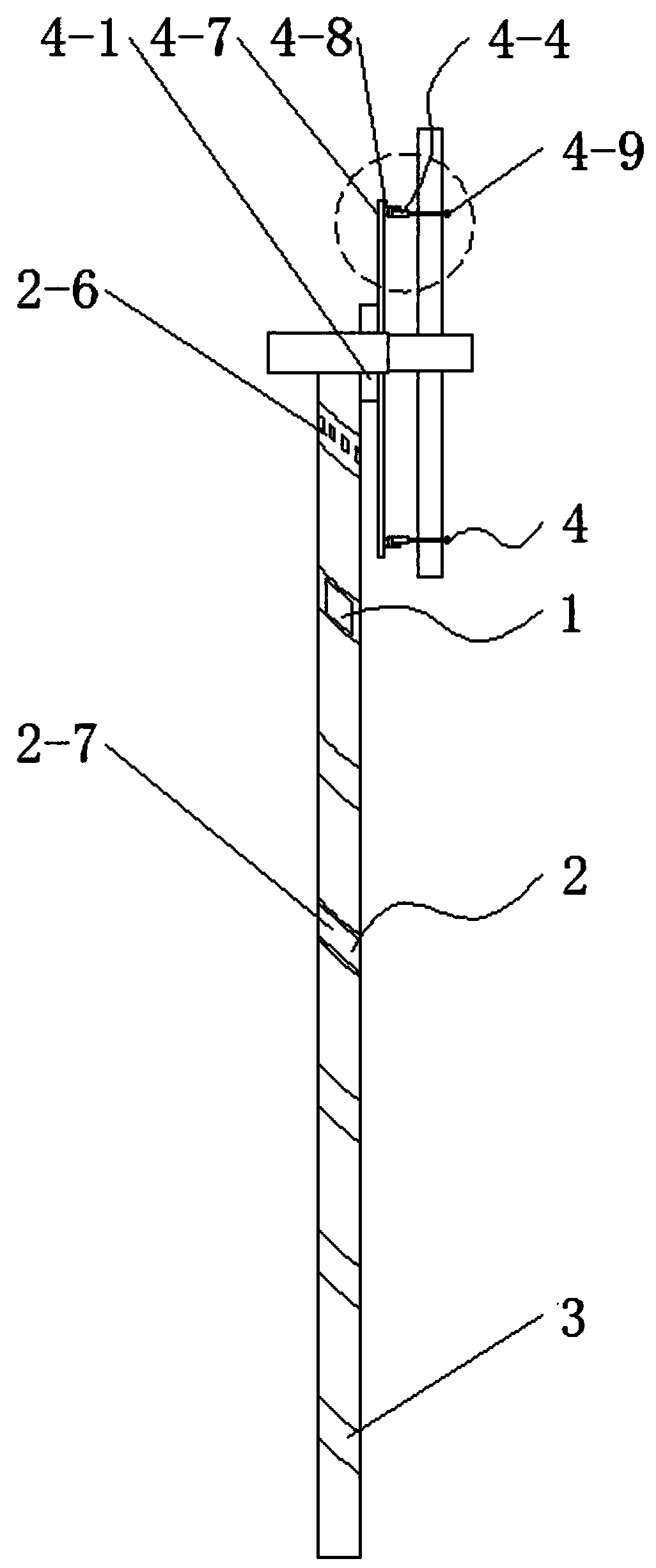 Measurement and detection device for wind power generator