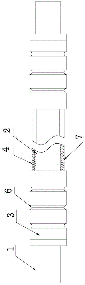 Air conditioner shaped pipe set