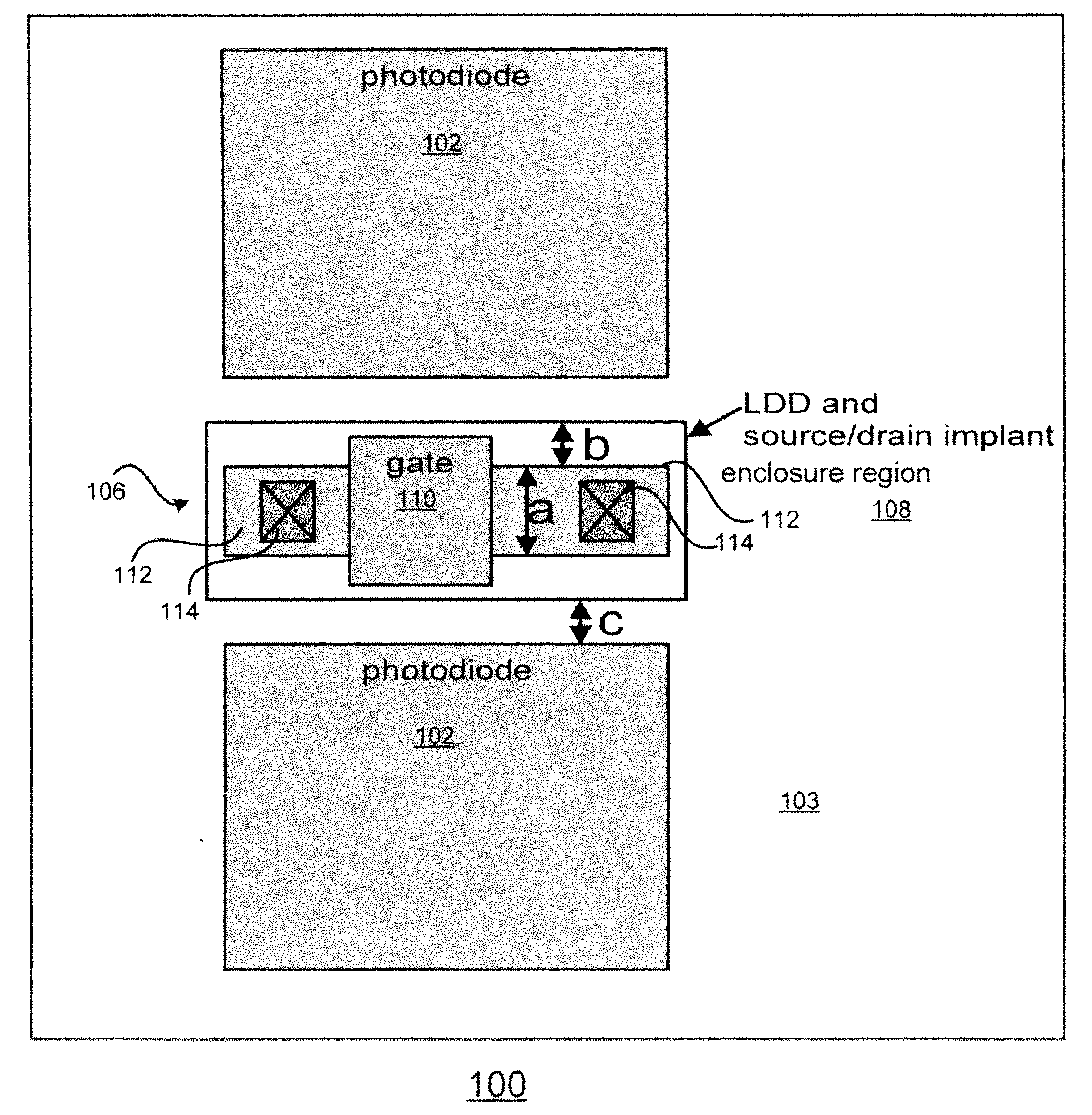 Lightly-doped drains (LDD) of image sensor transistors using selective epitaxy