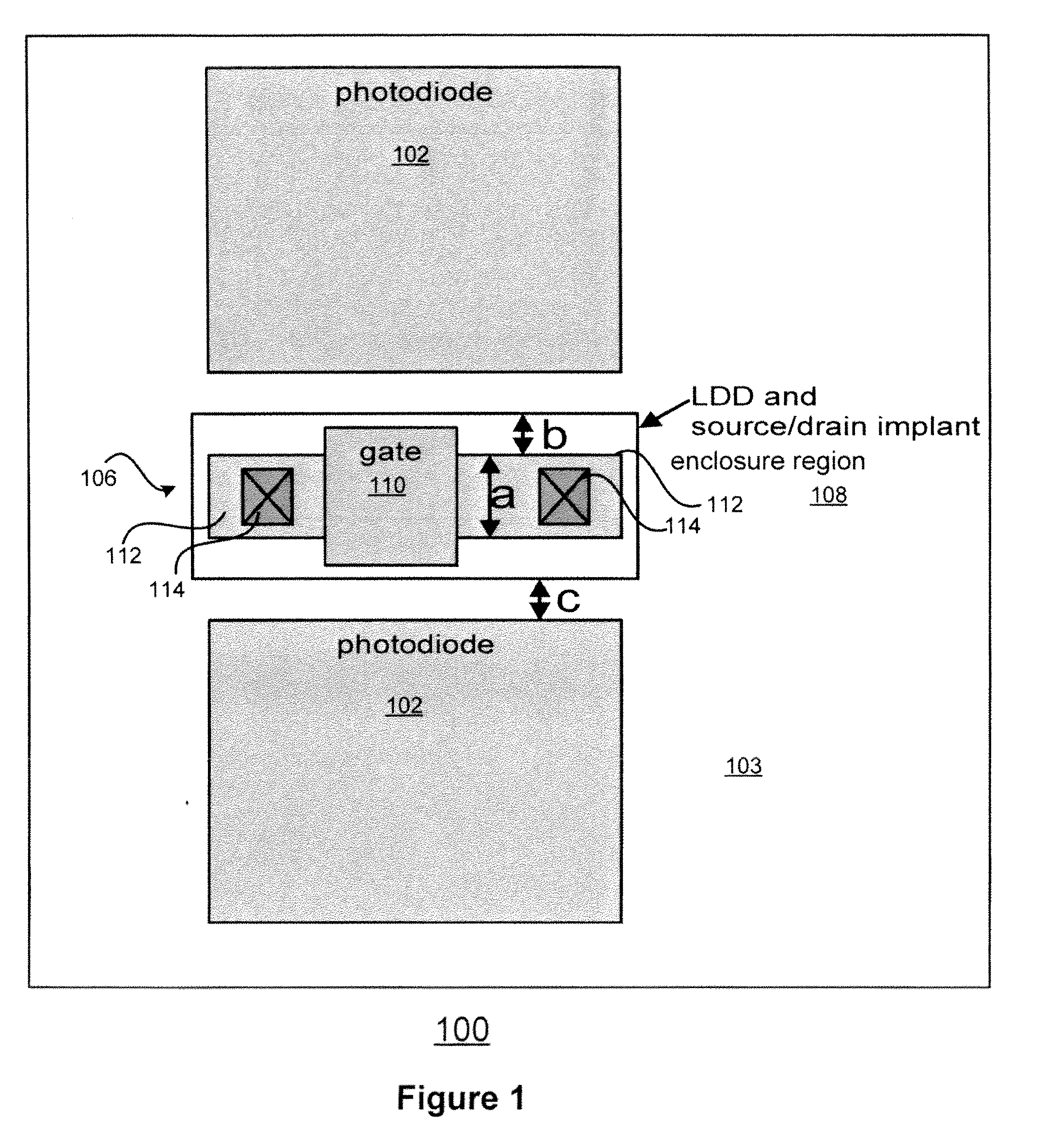 Lightly-doped drains (LDD) of image sensor transistors using selective epitaxy