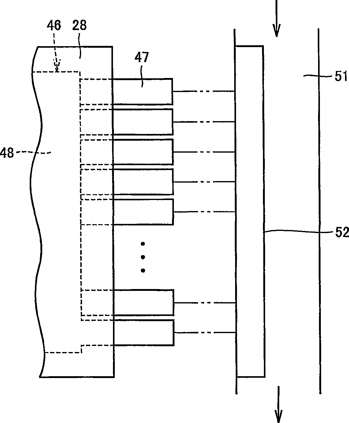 Stacked type battery