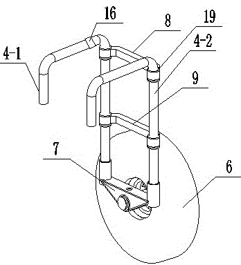 Traction-powered chassis for high-stalk crops