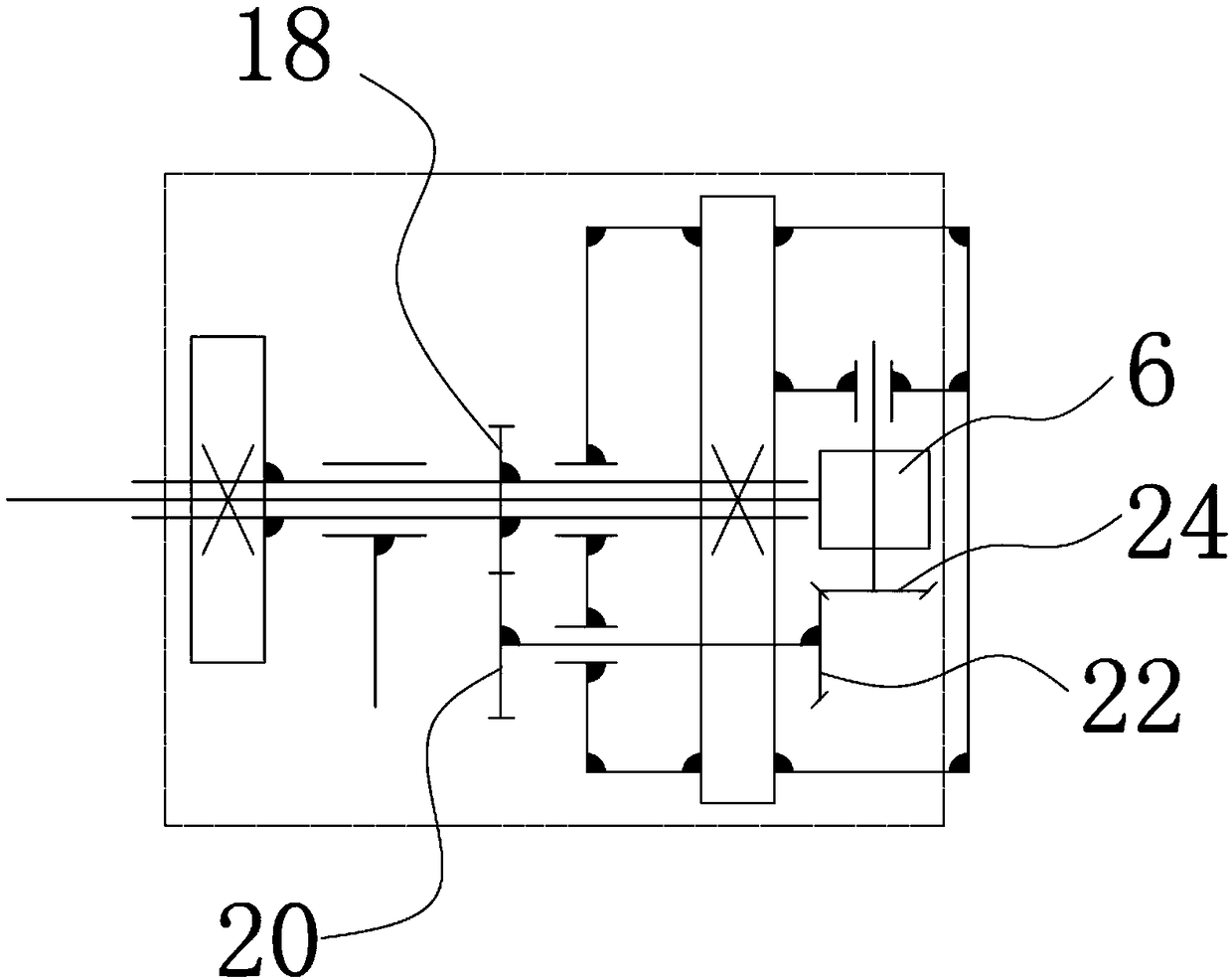 Spindle pivot drafting device for spinning frame