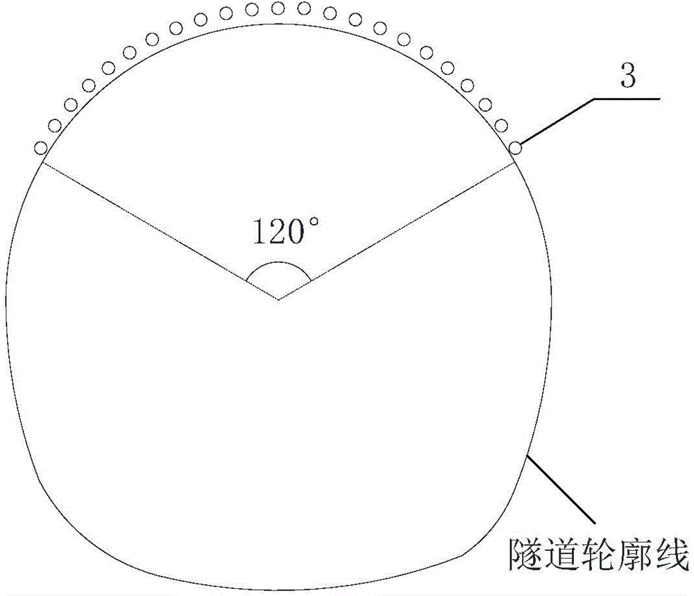 Mining method tunnel construction method and structure through which tunnel can penetrate through surrounding rock poor in geological condition