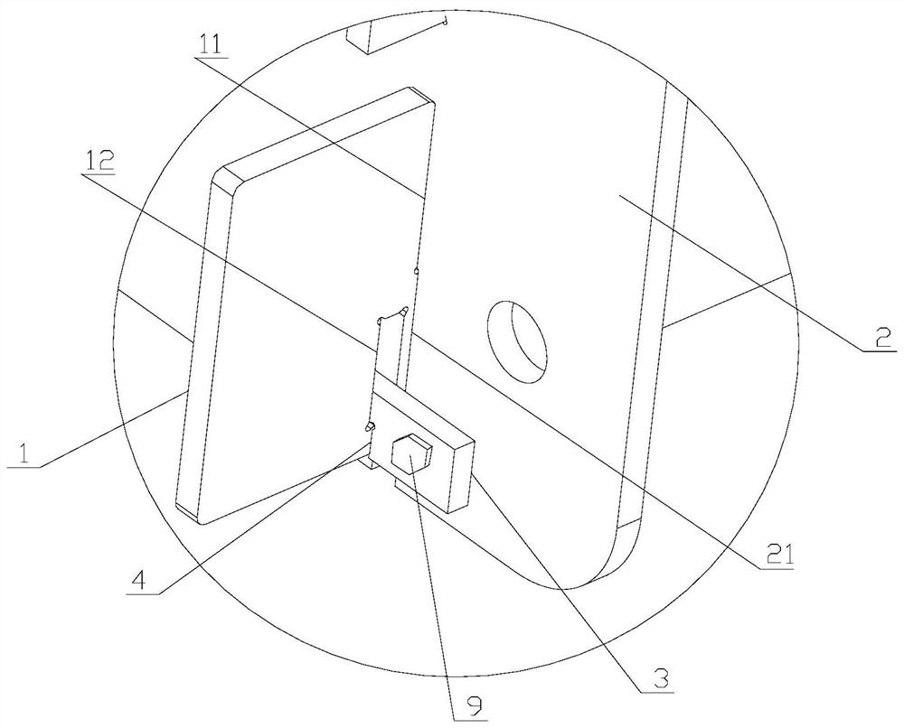 Welding-free splicing type heavy frame beam