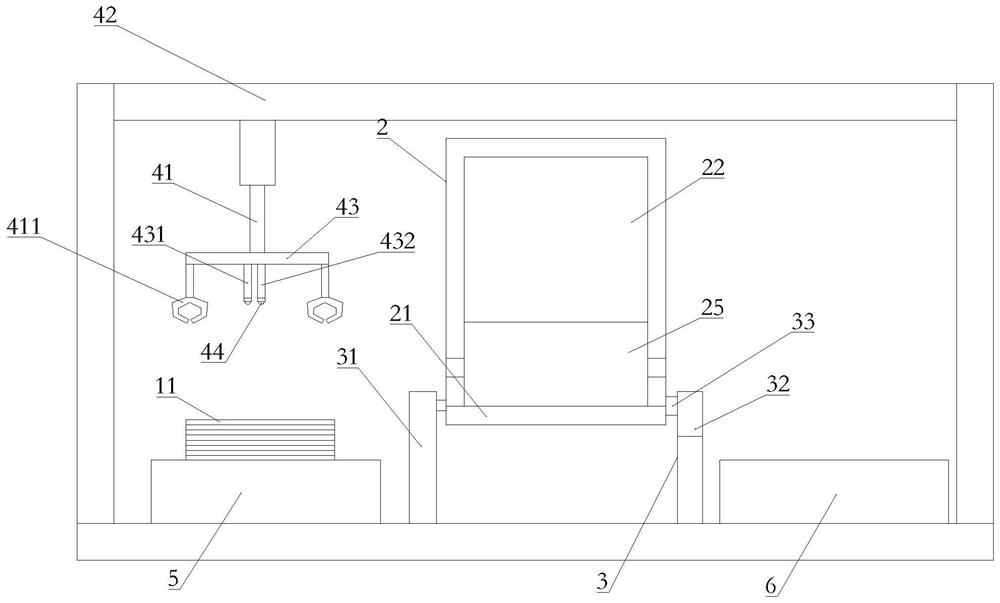 Flexible copper-clad plate material based on perfluoroalkene ether copolymer and processing equipment thereof