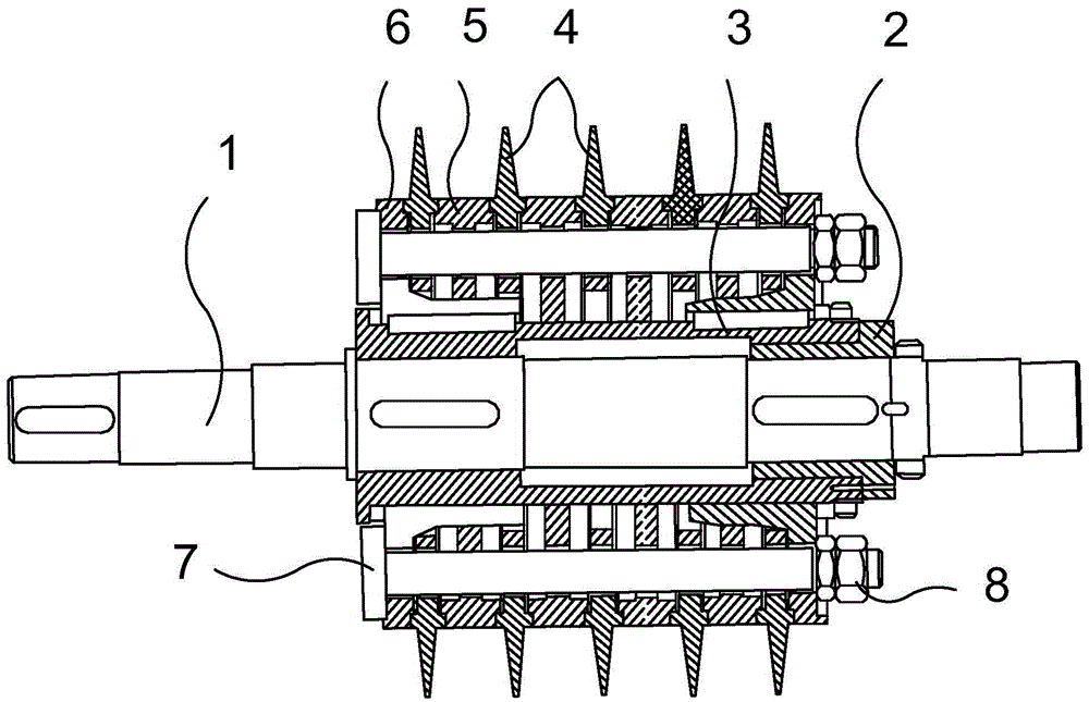 Coke cutting roller