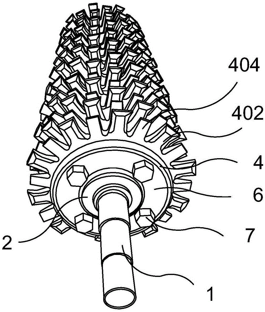 Coke cutting roller