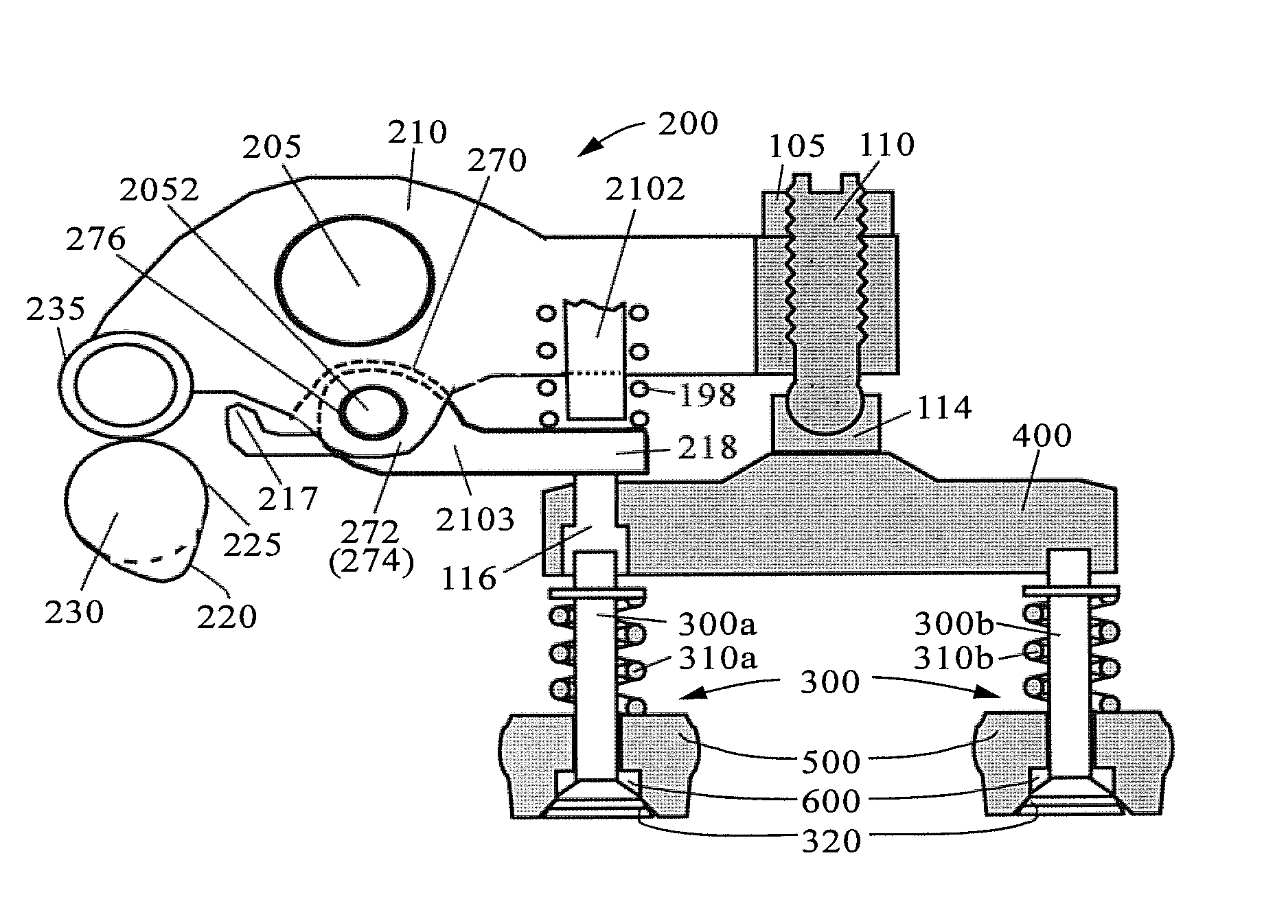 Combined rocker arm apparatus for actuating auxiliary valve of engine