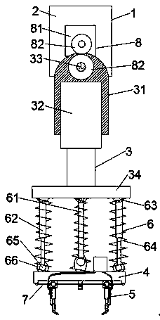 Intelligent material carrying mechanical arm and carrying method