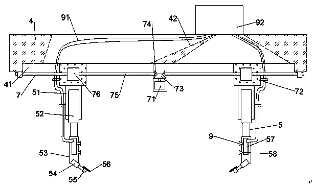 Intelligent material carrying mechanical arm and carrying method