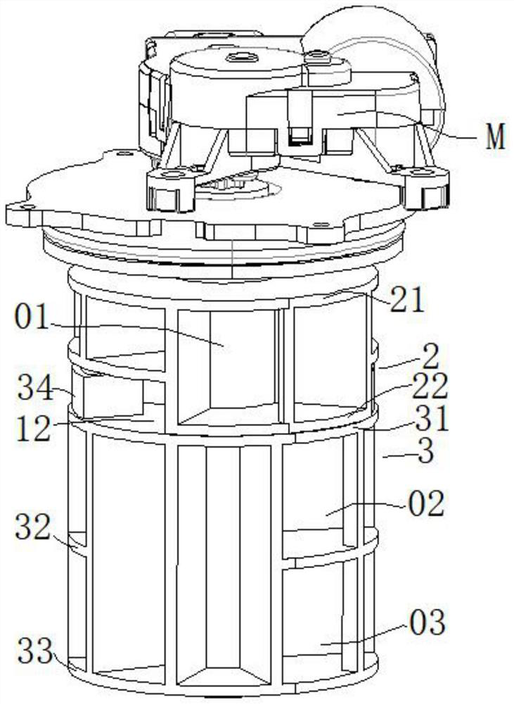 Integrated proportional-adjustable multi-way valve