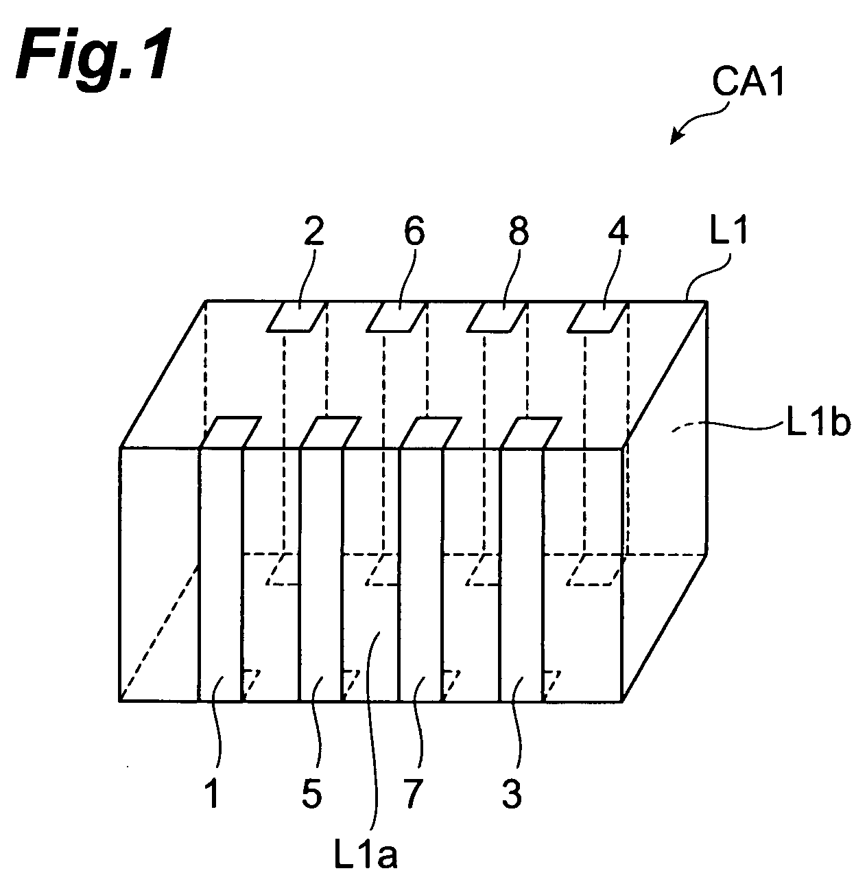 Multilayer capacitor array