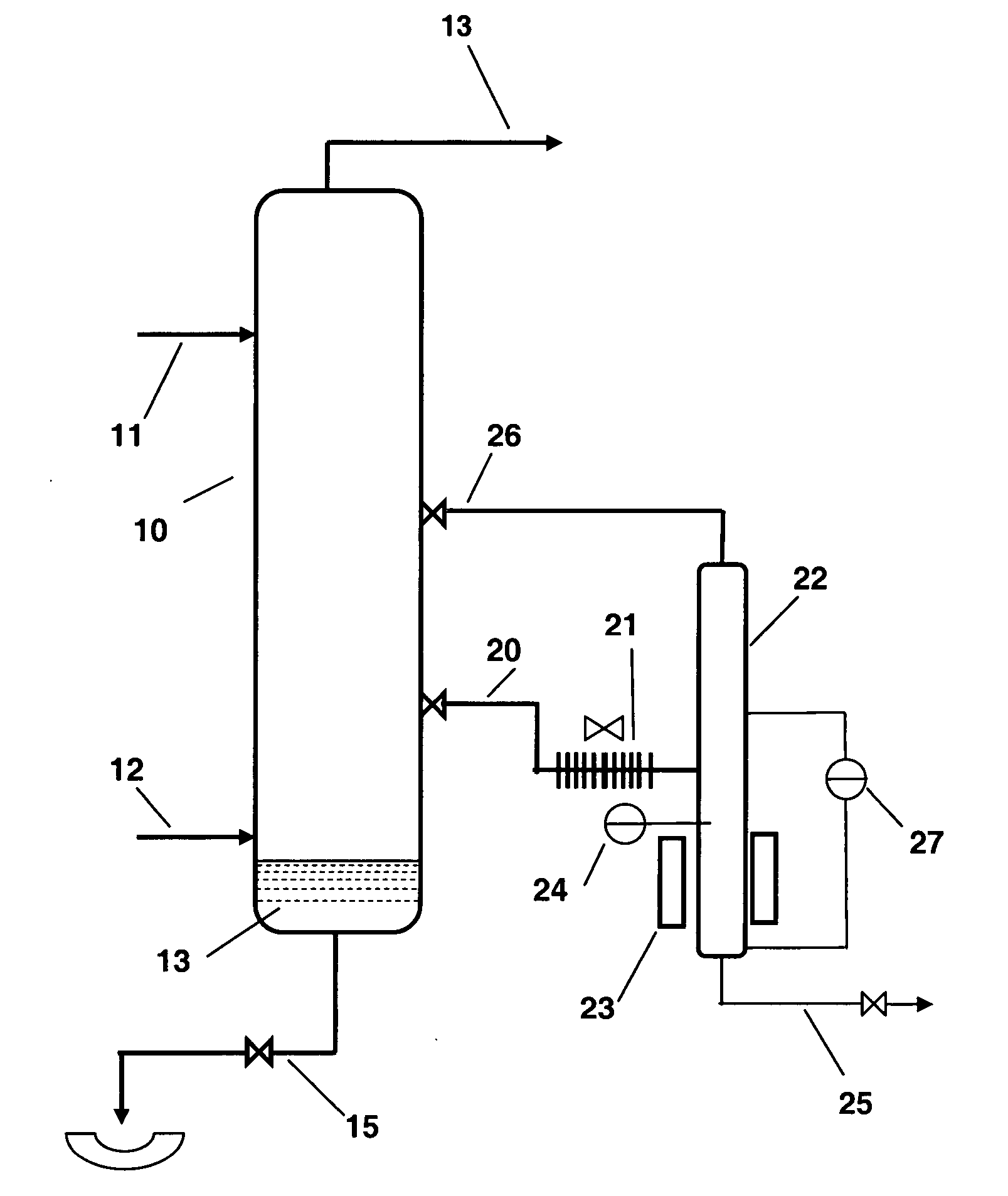 HF alkylation process with acid regeneration