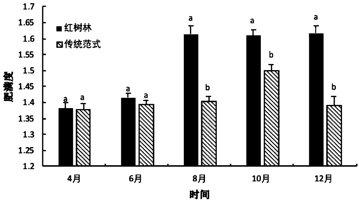 Environment-friendly low-carbon breeding method in mangrove forest area