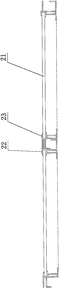 Solar power system waterproof installation structure on villa roofing