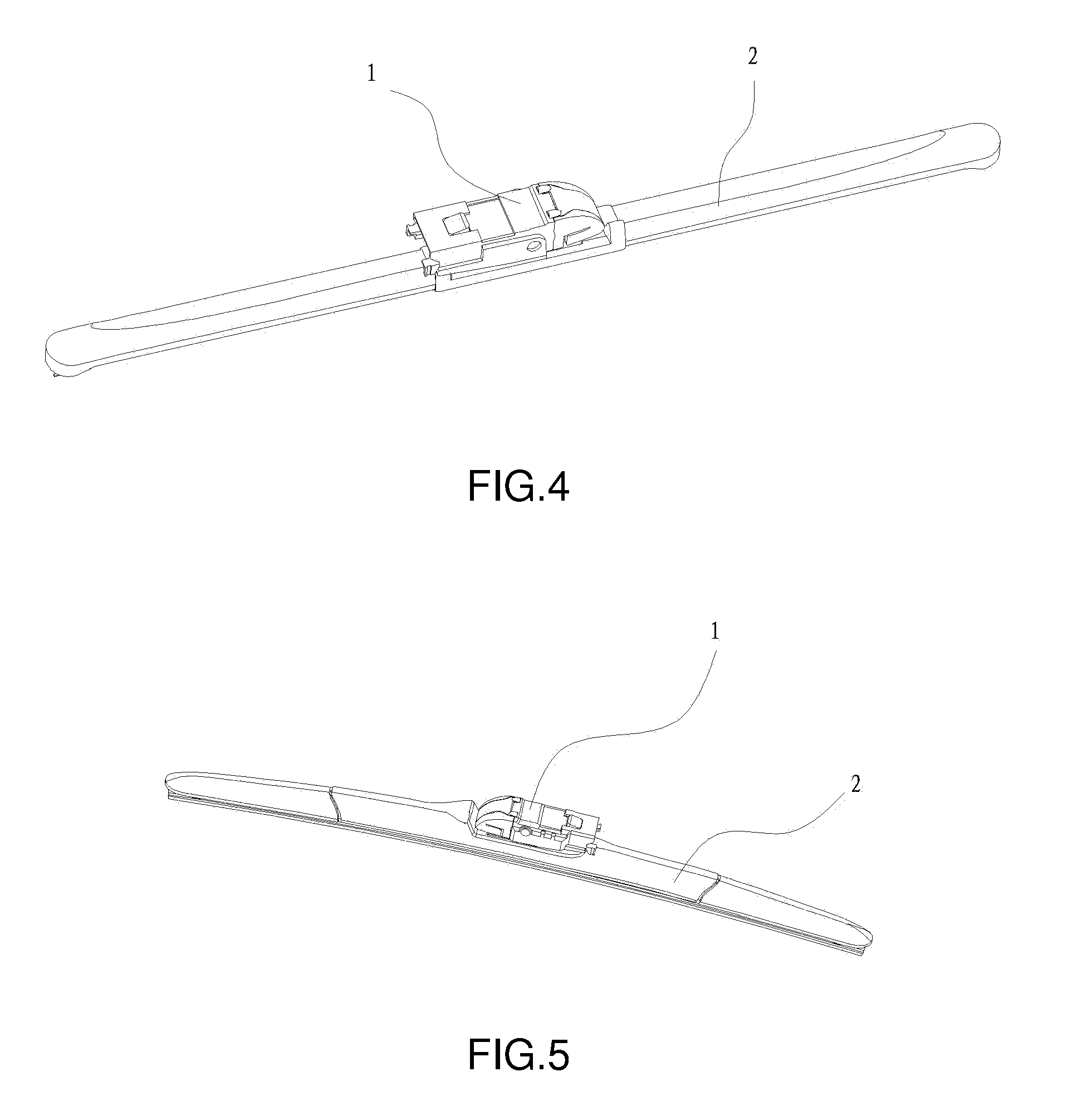 Wiper connecting device