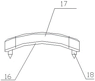 Guiding device for anterior cervical internal fixation