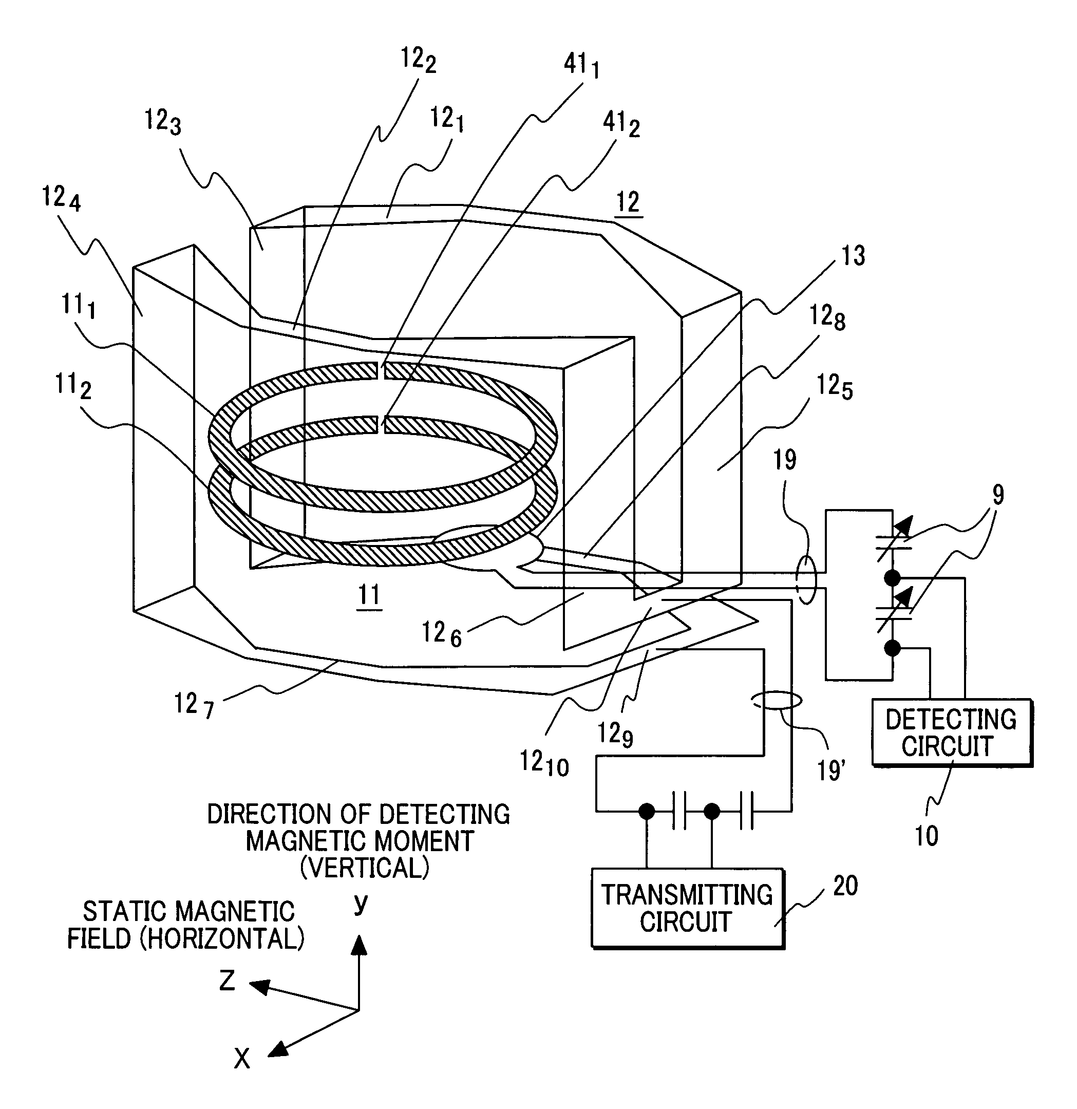 Nuclear magnetic resonance probe coil