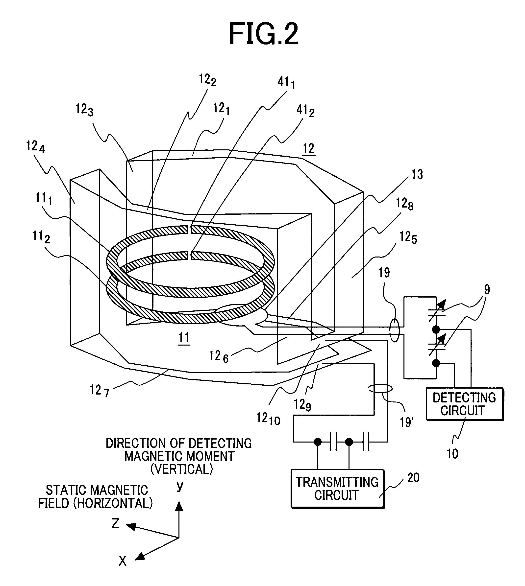 Nuclear magnetic resonance probe coil