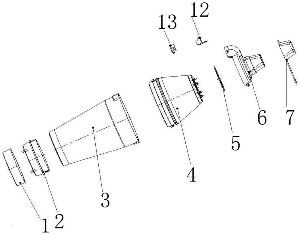 Mist storage tank and inhalation device