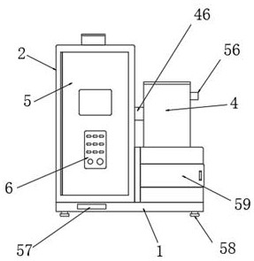 Antibacterial agent spraying device for plant antibacterial printed fabric