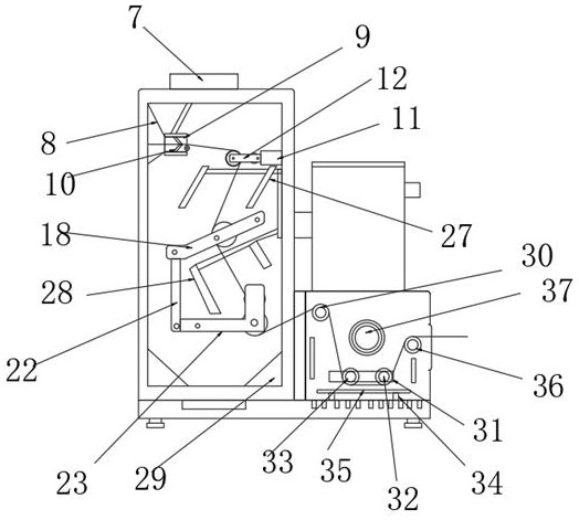 Antibacterial agent spraying device for plant antibacterial printed fabric